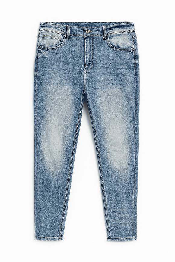 Light Wash 5 Pocket Skinny Fit Jeans Light Nawao.com