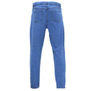 Light Wash Basic 5 Pocket Standard Fit Jeans Light Wash Nawao.com