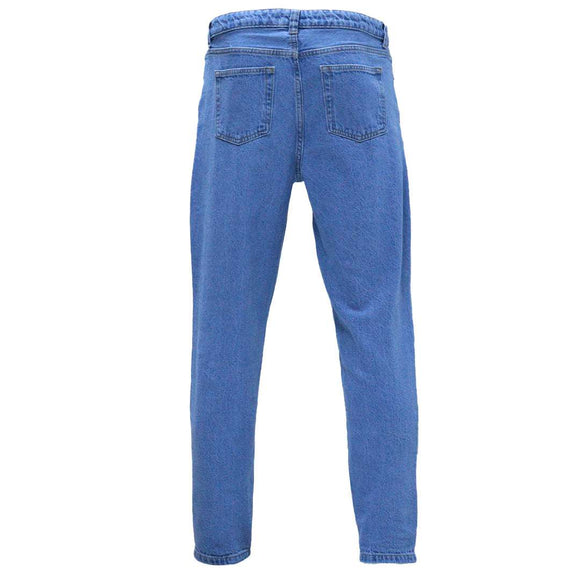 Light Wash Basic 5 Pocket Standard Fit Jeans Light Wash Nawao.com
