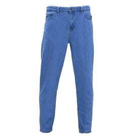 Light Wash Basic 5 Pocket Standard Fit Jeans Light Wash Nawao.com