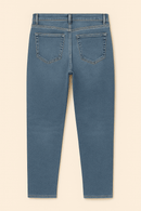 Light Wash Basic 5 Pocket Straight Fit Jeans Light Wash Nawao.com
