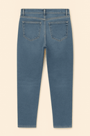 Light Wash Basic 5 Pocket Straight Fit Jeans Light Wash Nawao.com