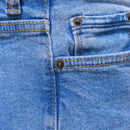 Light Wash Basic 5 Pocket Straight Fit Jeans Light Wash Nawao.com