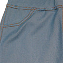 Light Wash Basic Knitted Denim Nawao.com