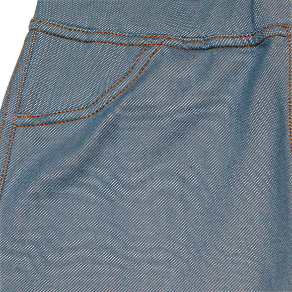 Light Wash Basic Knitted Denim Nawao.com