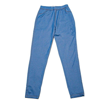 Light Wash Basic Knitted Denim Nawao.com