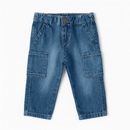Light Wash Cargo Pull On Jeans Nawao.com