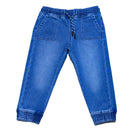 Light Wash Knit Denim Jogger Nawao.com
