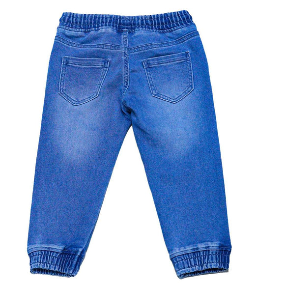Light Wash Knit Denim Jogger Nawao.com