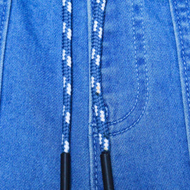 Light Wash Knitted Pullon Jeans Nawao.com