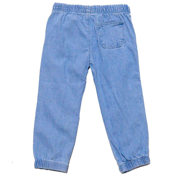 Light Wash Pull On Jogger Light Nawao.com