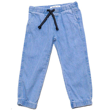 Light Wash Pull On Jogger Light Nawao.com