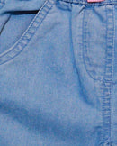 Light Wash Solid Harem Jeans Light Nawao.com