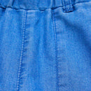 Light Wash Solid Lace Pockets Jeans Nawao.com
