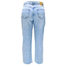 LIGHT WASH STRAIGHT FIT JEANS Nawao.com