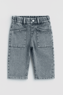 Lightwash Wide Leg Denim Jeans Light Nawao.com
