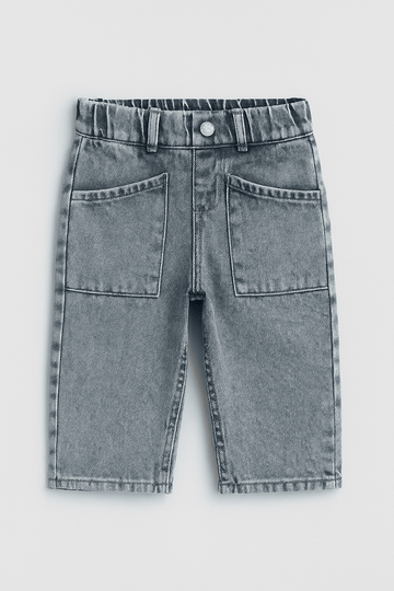 Lightwash Wide Leg Denim Jeans Light Nawao.com