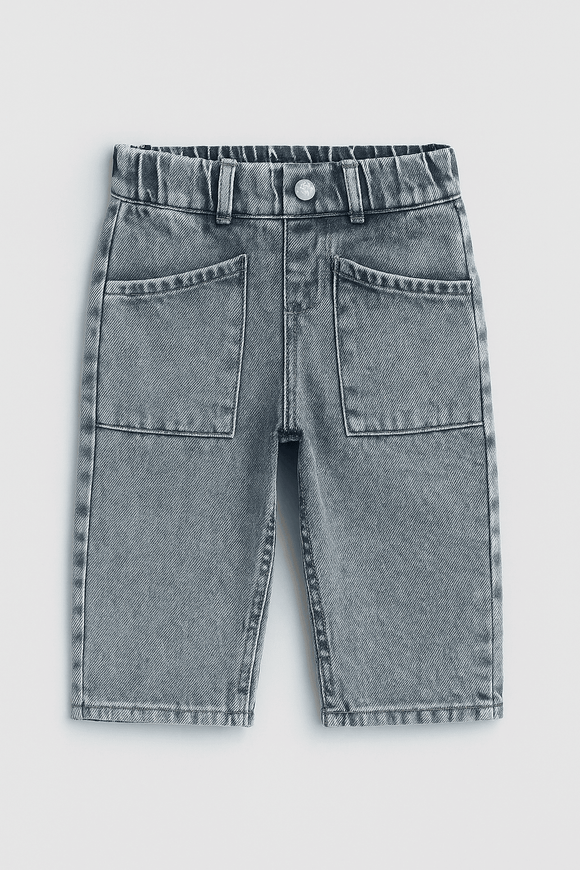 Lightwash Wide Leg Denim Jeans Light Nawao.com