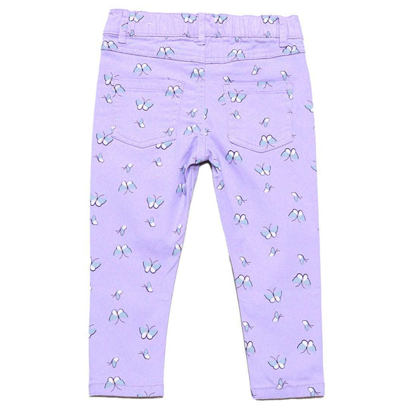 Lilac Aop Jeggings Nawao.com