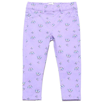 Lilac Aop Jeggings Nawao.com