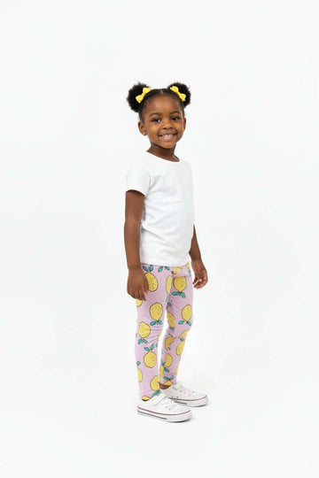 Lilac Aop Lemon Legging  Lilac 4 5 Years Nawao.com