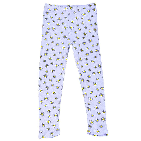 Lilac Aop Rib Legging Nawao.com