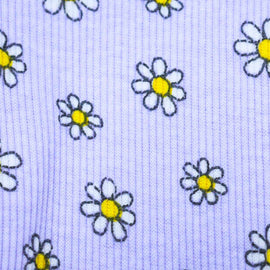 Lilac Aop Rib Legging Nawao.com
