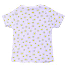 Lilac Aop Rib T Shirt Nawao.com