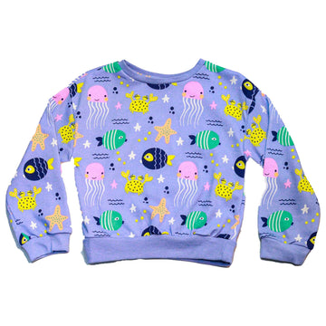 Lilac Aop Sweatshirts Nawao.com