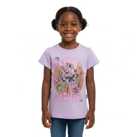 Lilac Beauty Everyday Placement Print H S T Shirt Lilac Nawao.com
