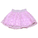 Lilac Floral Embroidery Skirt Lilac Nawao.com