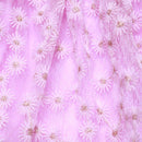 Lilac Floral Embroidery Skirt Lilac Nawao.com
