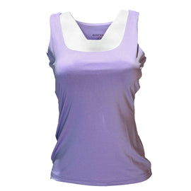 Lilac Layered Tank Top Nawao.com