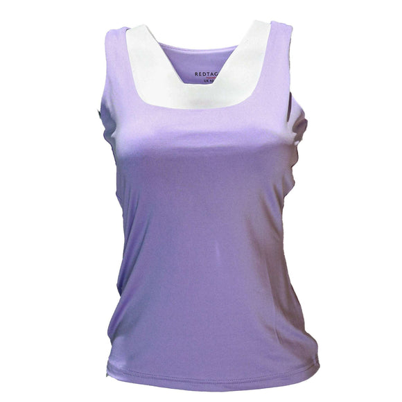 Lilac Layered Tank Top Nawao.com