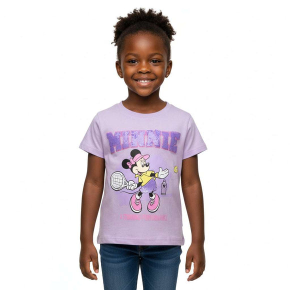Lilac Minnie Mouse  Sequiens Placement Print  T Shirt Lilac Nawao.com