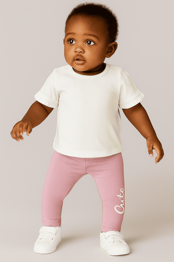 Lilac Placement Print Leggings Lilac Nawao.com