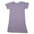 Lilac Placement Print Night Tshirt Nawao.com