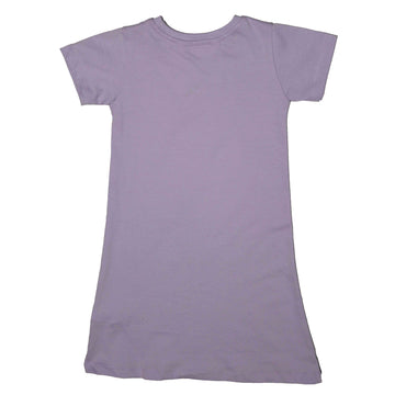 Lilac Placement Print Night Tshirt Nawao.com