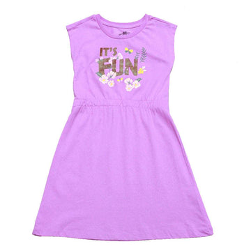 Lilac Single Jersey Dress Nawao.com