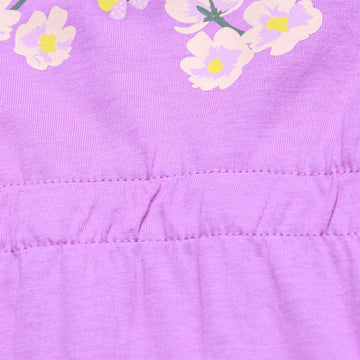 Lilac Single Jersey Dress Nawao.com