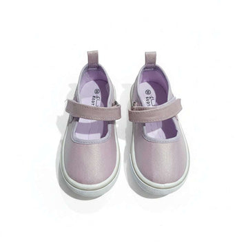Lilac Velcro Strap Sneaker Lilac S19 Nawao.com