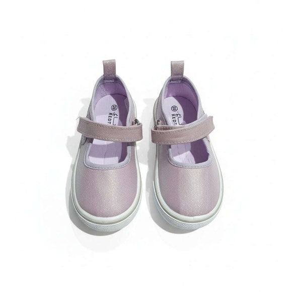 Lilac Velcro Strap Sneaker Lilac S19 Nawao.com
