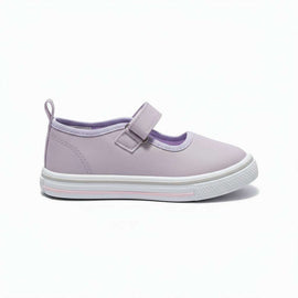 Lilac Velcro Strap Sneaker Lilac S19 Nawao.com