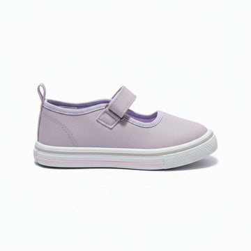 Lilac Velcro Strap Sneaker Lilac S19 Nawao.com