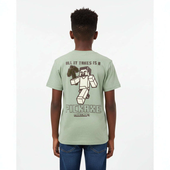 Lime Green Over Size Minecraft T Shirt  Green Nawao.com