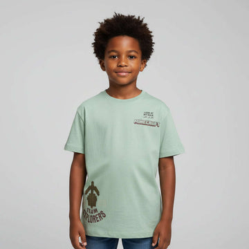 Lime Green Over Size Minecraft T Shirt  Green Nawao.com