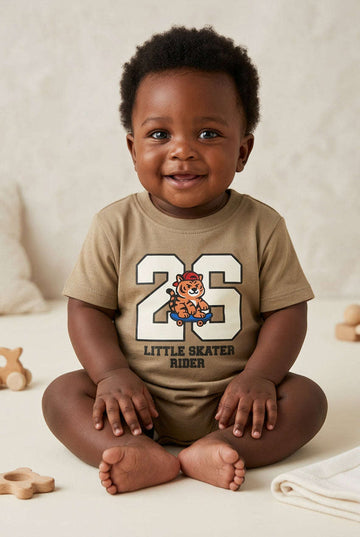 Little Brown Skate Tshirt Brown Nawao.com