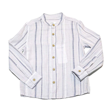 Long Sleeve Striped Shirt Nawao.com