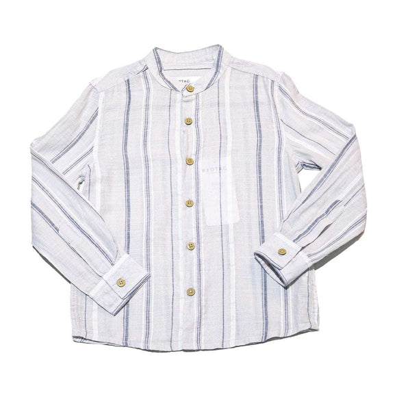 Long Sleeve Striped Shirt Nawao.com