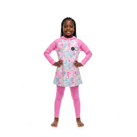Ls 3Pcs Flamingo Modest Set Pale Pink Nawao.com